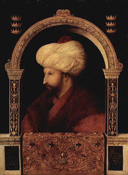 Gentile Bellini Sultan Mehmed II Spain oil painting art
